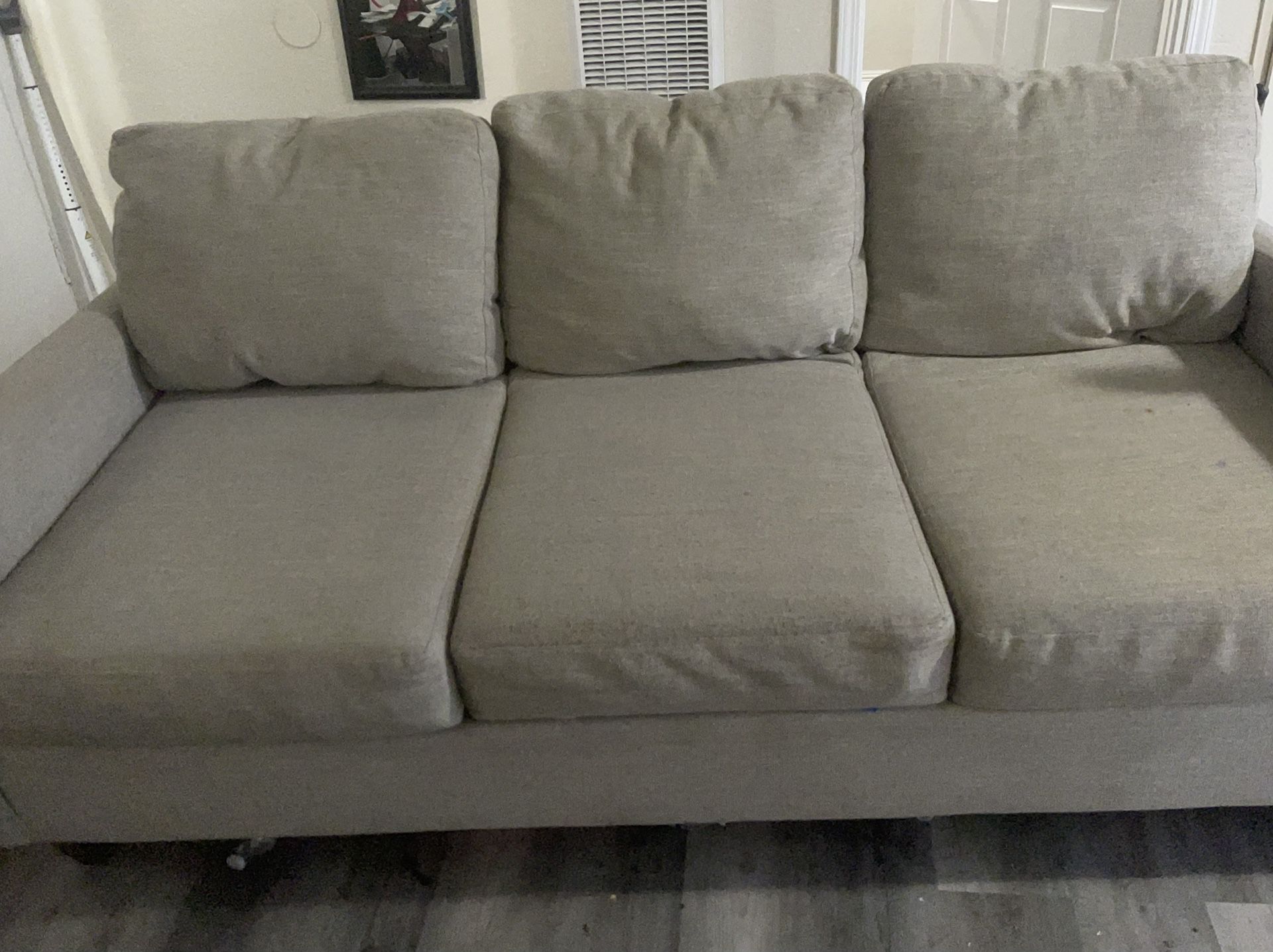 SANTANA DOVE SOFA (GREY) FROM LIVING SPACES