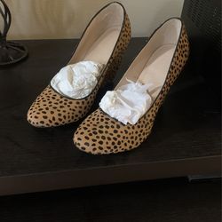 Leopard Wedge - Brand New - Size 8 Womens
