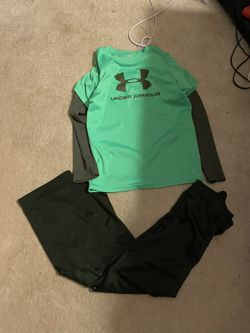 Boys Under Armour Set Size Youth Large Top Youth Medium Pants