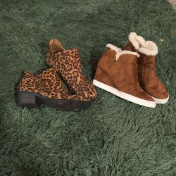 Boots, Like New 2 Pair For $8 Or $5 Each