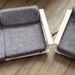 PreownedDoll Furniture My Life As Living Room Play Set Sofa/Couch  & Chair 18" Dolls . In great condition located off lake mead and Simmons area askin