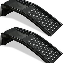 Rockland 4 Ton 8000 LBS Solid Steel Car Ramp Set, 35" L x 13" W x 9" H, Heavy Duty Auto Truck Ramps for Oil Change and Car Repair, Ideal for Easy Home