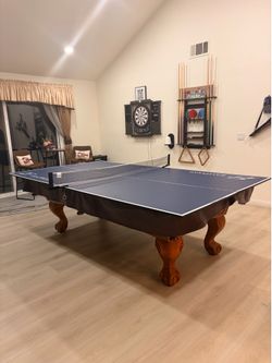 Ping pong pool table topper