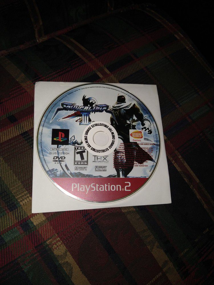 Soul Calibur III PlayStation 2 PS2 Video Game Disc Only