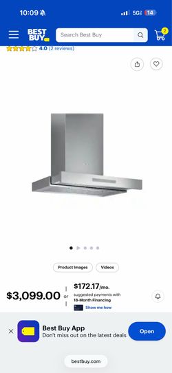 Range hood with drawer NEW