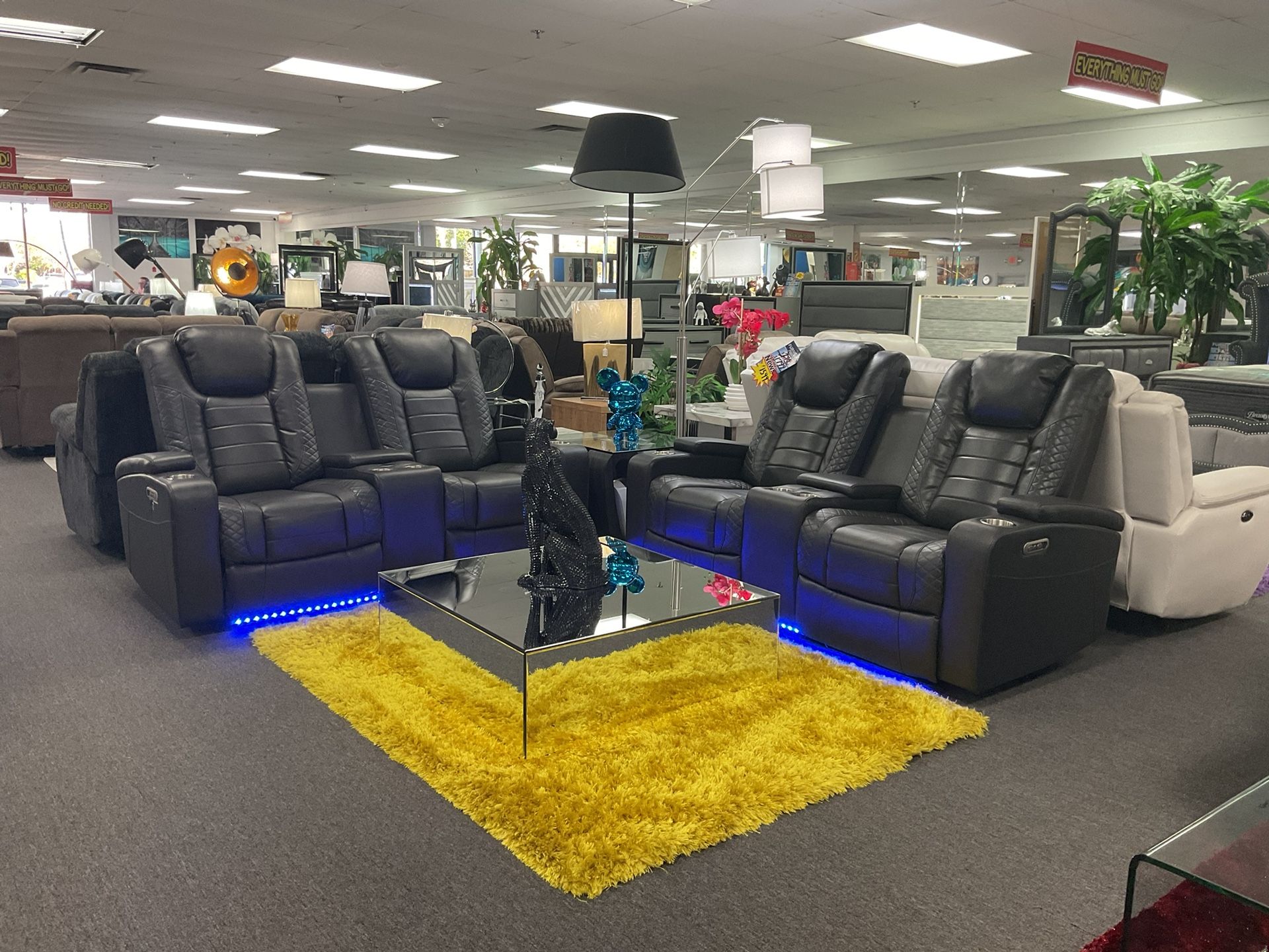 🔥OVERSTOCK FURNITURE SALE NOW 🎉2x LOVESEAT SET WITH POWER RECLINERS 40% OFF RETAIL 🤩