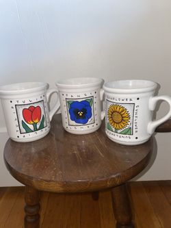 MY GARDEN 1998 by Ken Sutter Flower Coffee/Tea Mug lot