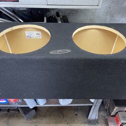 Sealed Box For 2x12” Subwoofer