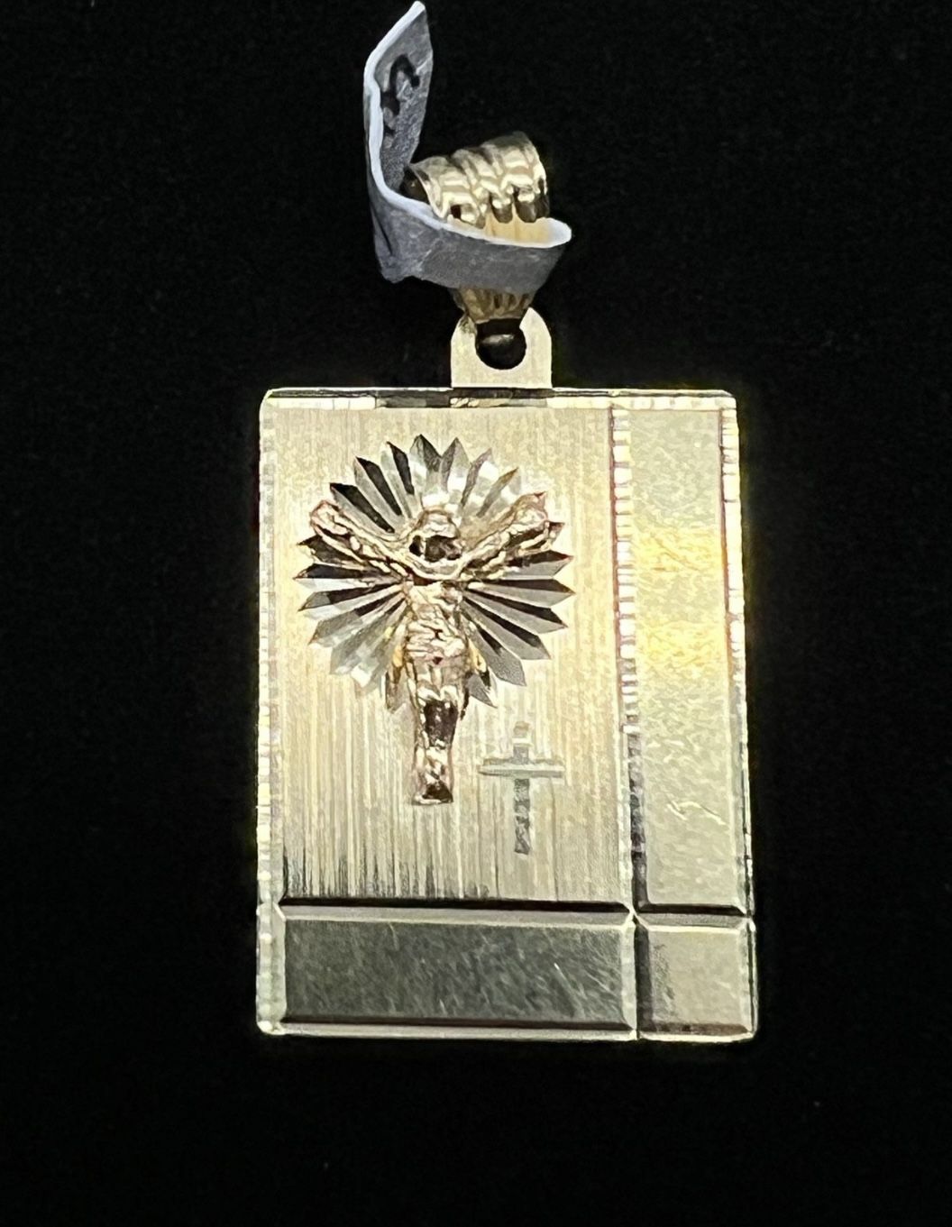 $500 Yellow Gold Religious Crucifix Charm