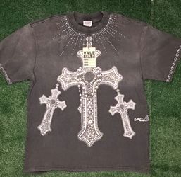 Vale USA Cross Graphic T-Shirt Size L