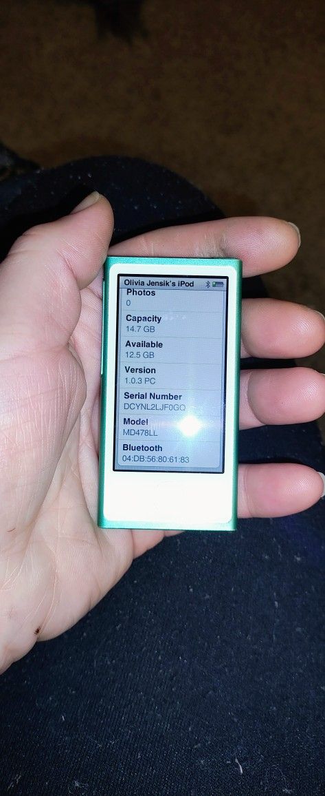 📱 iPod Nano 7th Gen – 16GB – Mint Green – Excellent Condition