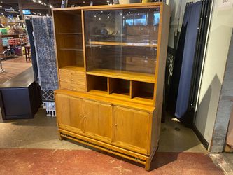 AMERICAN OF MARTINSVILLE Vintage Multi Storage China Cabinet