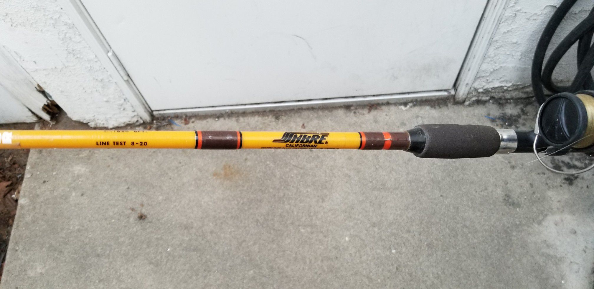 Vintage Sabre bass stroker spinning rod 6 foot 8-20 Lb Shimano reel made in  USA great for all types of freshwater or saltwater fishing for Sale in  Ontario, CA - OfferUp