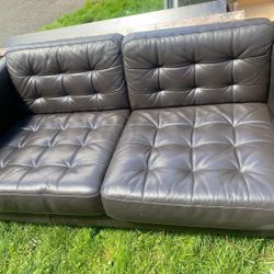 Leather Couch 