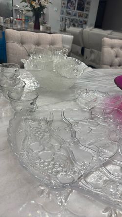 Punch Bowl With Cups