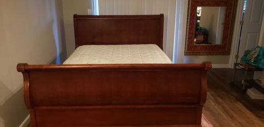 King size bed frame set