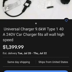 GENUINE AUDI E-TRON PORTABLE ELECTRIC BATTERY CHARGER SYSTEM