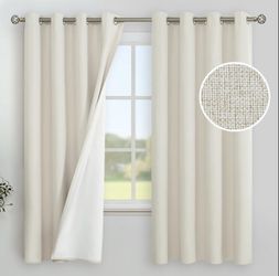 Blackout Curtains 52x63”L