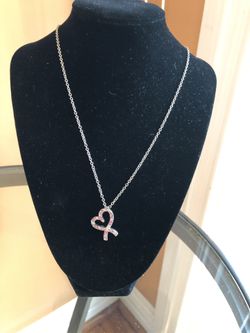 Beautiful Pink Heart necklace