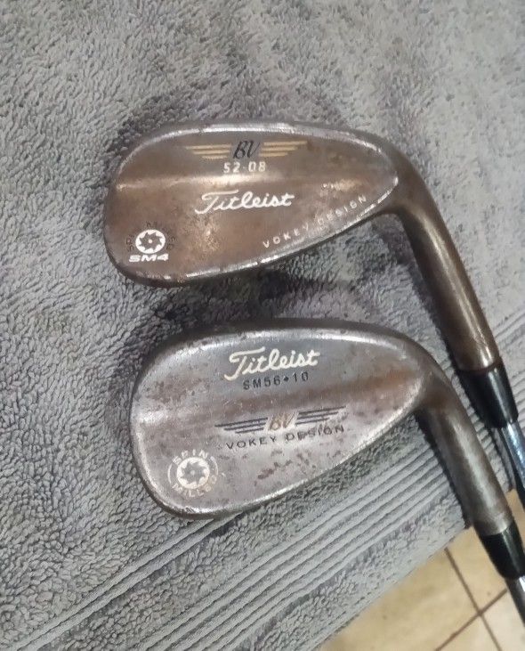 Titleist Vokey Spin Milled Raw Wedge Set