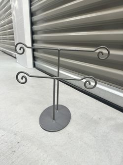 Metal Tiered Jewelry Stand