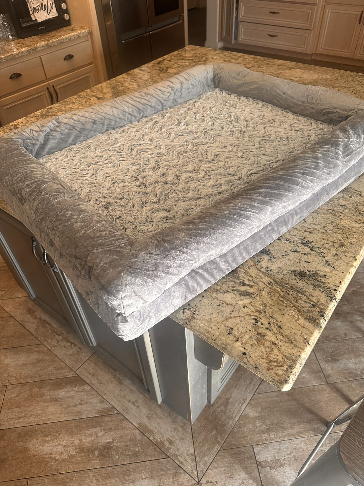 Large Size Dog Bed Grey
