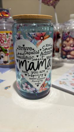 Mothers Days Cups Glass And Acrylic Available