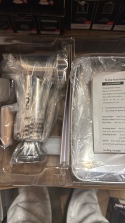 Stand mixer attachment, food grinder attachment for kitchenaid