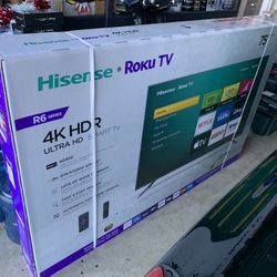 HISENSE 75 INCH ROKU TV!!