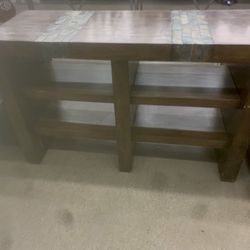 Cherry Standard Rectangle Wood Console Table