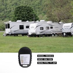 UTSAUTO Probador de pedestal de potencia RV de 30 amperios, analizador de circuito RV de 125 V, probador de circuito RV con luz indicadora LED para re