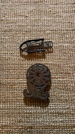 Vintage cast iron trivets