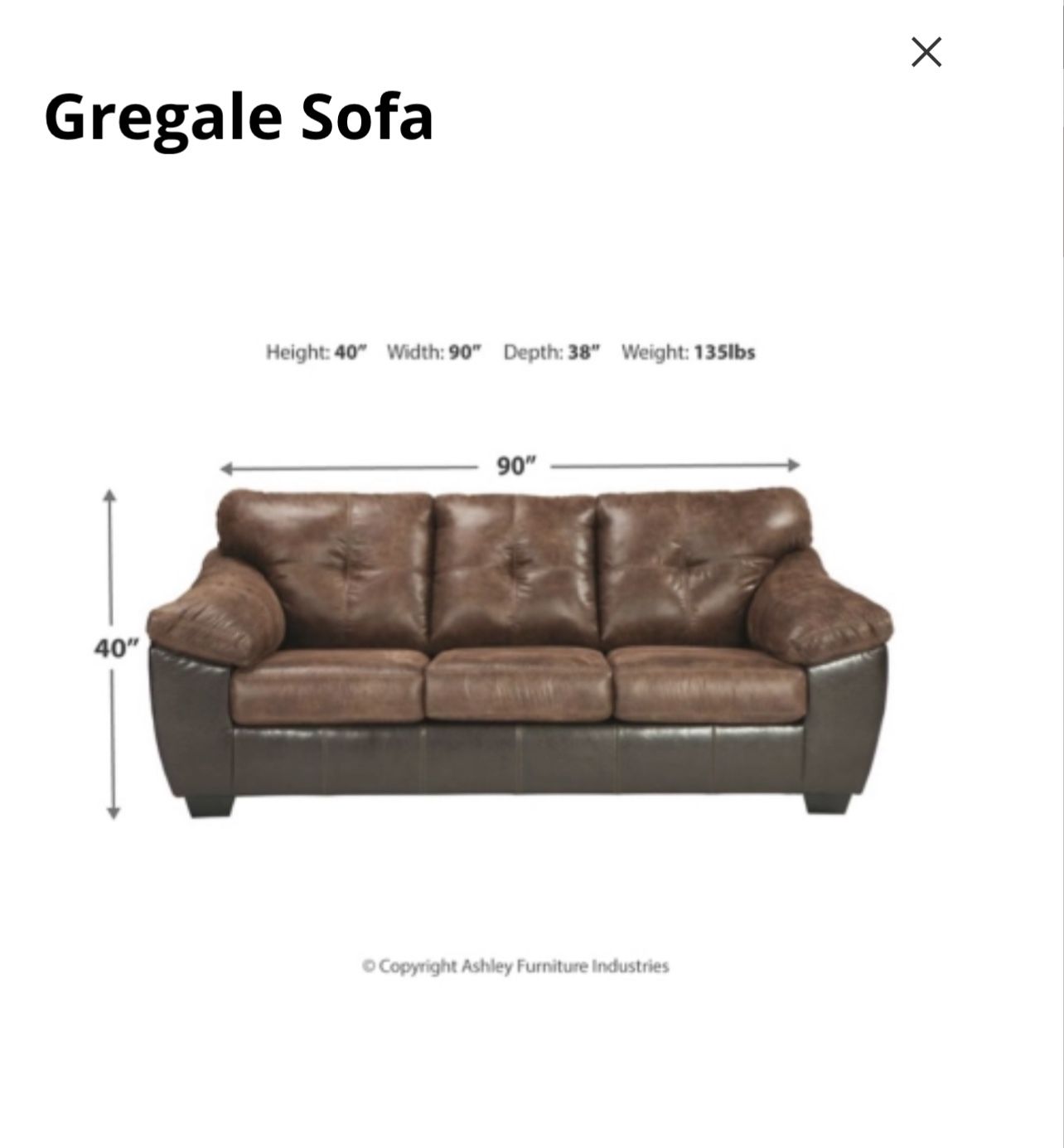 Gregale Sofa