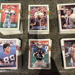 293 Card Lot Topps 1989 Football Cards