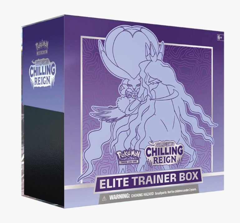 Pokemon Chilling Reign Elite Trainer Box Purple Shadow Rider