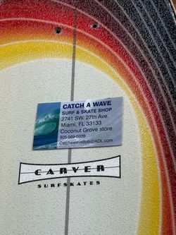 New Carver Surf Skateboards At Catch A Wave Surf & Skate  Shop