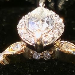 Engagement Ring 14k Gold 💍 "Odette" marquise diamond 