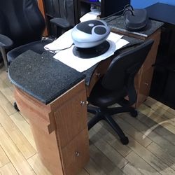 TWO MANICURE TABLES