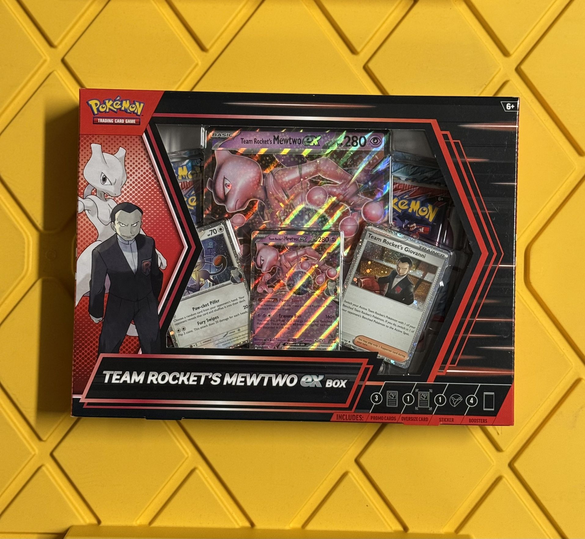 Pokemon TEAM ROCKET'S MEWTWO EX BOX