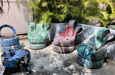 Huge designer chairs