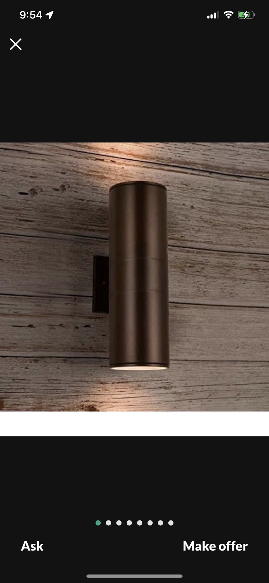 Outdoor Wall Lights Dusk to Dawn Outdoor Lighting Fixtures Wall Mount - 2 Light Bulbs Included, Modern Sconces Wall Lighting- Up Down Exterior Outdoor