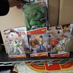 SET OF 4 TOY STORY POSEABLE FIGURES 