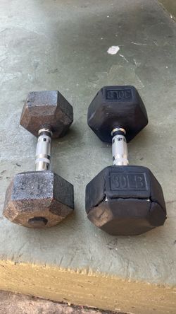 30 pound dumbbells