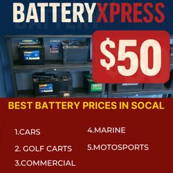 Car Batteries- NEVER USED