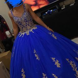 Beautiful Quinceanera Gown Like New