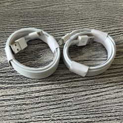 2 charge cords for iPhone/ipad, 3ft., brand new- Low Price. $6 for both 