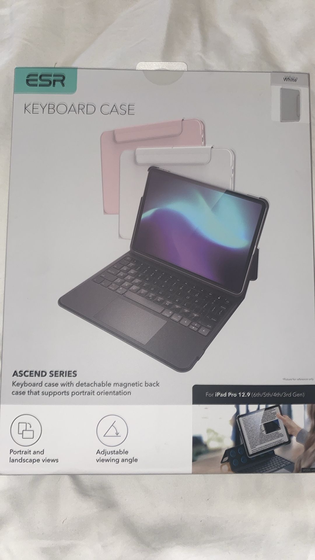 Keyboard case for iPads