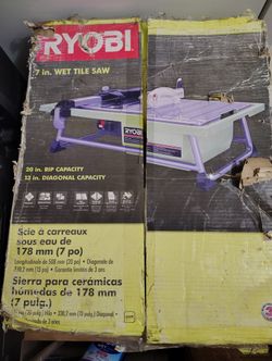 7inWet Tile Saw