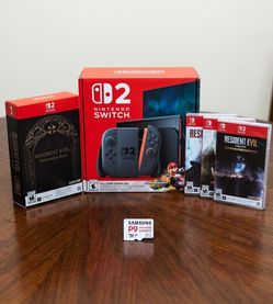 Nintendo Switch 2 Bundle with Games and microSD
