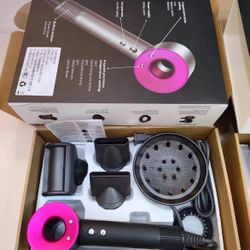 Dyson Supersonic Hair dryer with Attachments-professional Blow dryer brand new